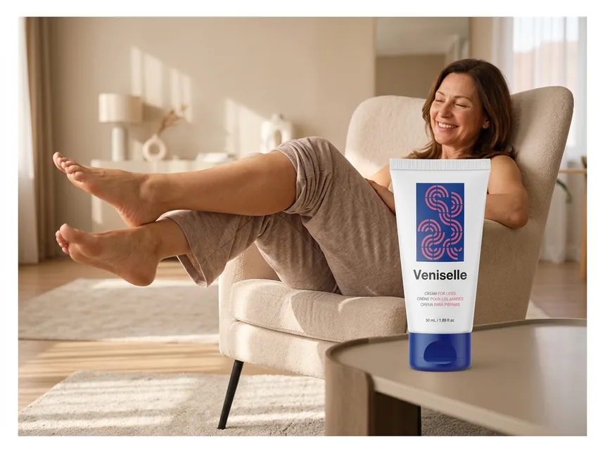 Piernas con varices visibles junto a un fondo natural tranquilizador